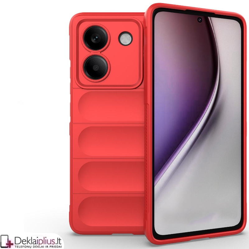 Magic Shield guminis dėklas su kameros apsauga - raudonas (Xiaomi Poco M7 Pro 5G) Magic Shield guminis dėklas su kameros apsauga - raudonas (Xiaomi Poco M7 Pro 5G)
